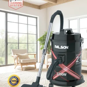 Palson Country 21L Metal Drum Vacuum Cleaner – 2200W High-Suction Power with Blower & Filtration System